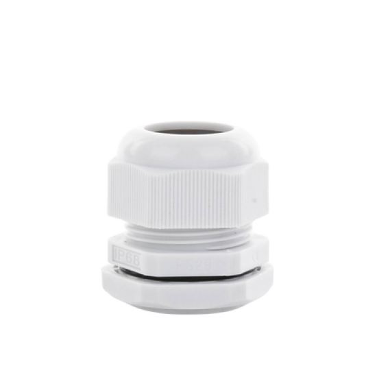 Conector Plástico Tipo Glándula para Cable de 18 a 25 mm de Diámetro.