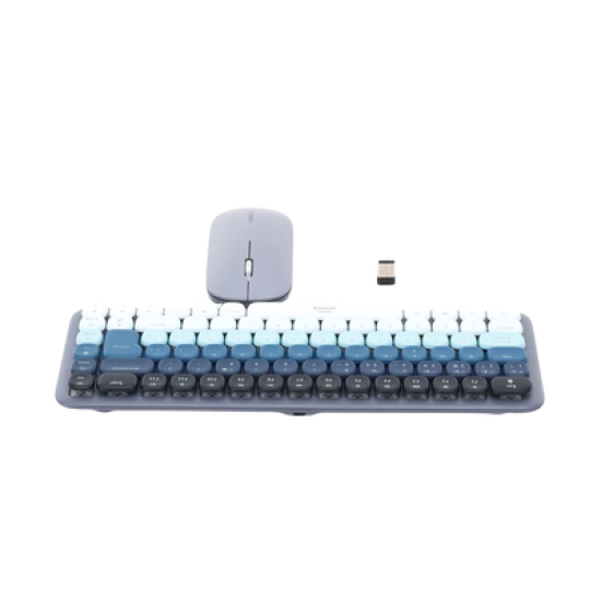 PAQUETE DE TECLADO Y MOUSE INALÁMBRICO UGREEN AZUL