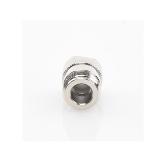 Conector N Hembra de Anillo Plegable para cable RG-316, Niquel/ Oro/ Teflón.