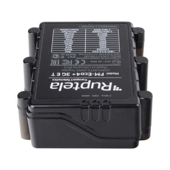 Localizador vehicular 3G / Antena Satelital Externa / Contra agua y polvo IP67 / RFID / Apagado de motor a distancia / Anti Jammer