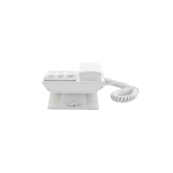 Teléfono IP Hotelero Wi-Fi, 2 líneas SIP con 2 cuentas, codec Opus, IPV4/IPV6, color blanco, con gestión en la nube GDMS