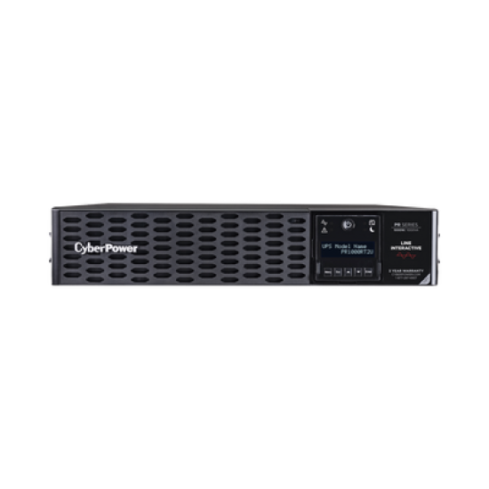 UPS de 1000 VA /1000 W, Topología Línea Interactiva, Entrada 120 Vca NEMA 5-15P, Onda Senoidal Pura, Torre o Rack 2 UR, Con 8 Tomas NEMA 5-15R