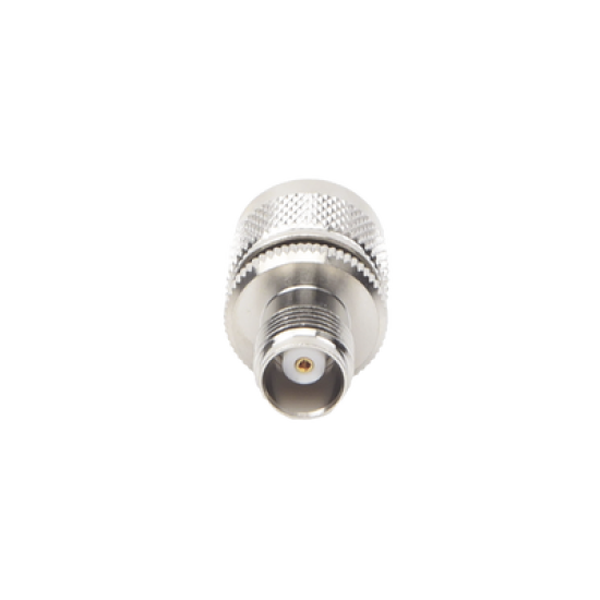 Adaptador en Línea de Conector TNC Hembra a UHF Macho (PL-259), Níquel/ Oro/ Teflón.