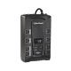 UPS de 825 VA/450 W, Topología Línea Interactiva, Entrada 120 Vca NEMA 5-15P, Tipo Gabinete Compacto, Con 8 Tomas NEMA 5-15R