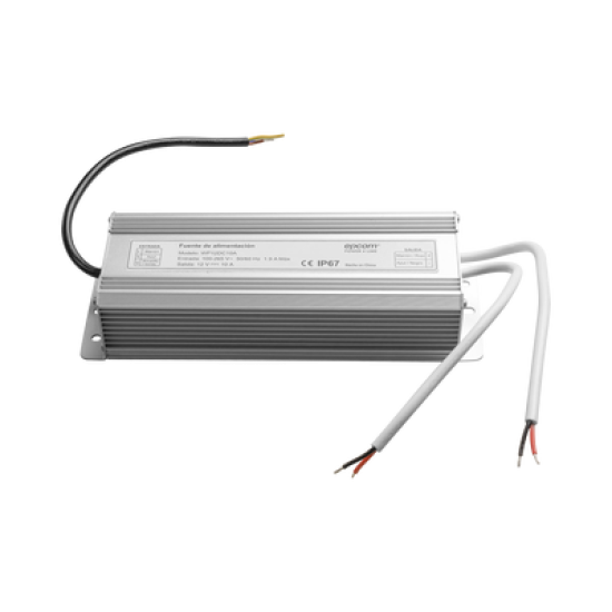 Fuente 12 V / 10 Amperes / Waterproof / Intemperie grado IP67