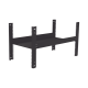 Charola Fija de Sujeción Lateral, 90 cm de Profundidad, 2U. Compatible con LP-60120-XX-UR2