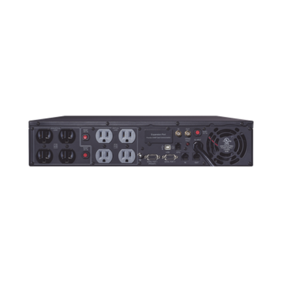 UPS de 1000 VA /900 W, Topología Línea Interactiva, Entrada 120 Vca NEMA 5-15P, Onda Senoidal Pura, Torre o Rack 2 UR, Con 8 Tomas NEMA 5-15R