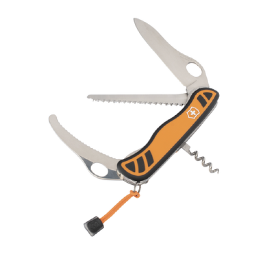 Navaja Victorinox Grande Hunter XT Grip Multiherramienta con Cachas y 6 Funciones. Hojas para una Mano.