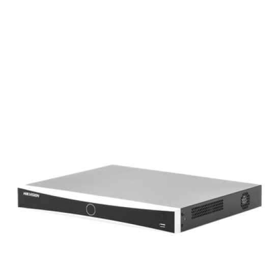 (ACUSENSE / Evita Falsas Alarmas) NVR 12 Megapixel (4K) / Reconocimiento Facial / 8 Canales IP / Base de Datos / 8 Puertos PoE+ / 2 Bahías de Disco Duro / Switch PoE 300 mts Modo Extendido / Soporta Función Time Lapse