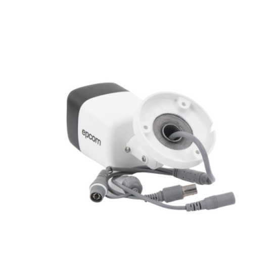 AUDIO POR COAXITRON / Bala TURBOHD 5 Megapixel / Gran Angular 85.5° / Lente 2.8 mm / 30 mts IR EXIR / Exterior IP67 / 4 Tecnologías / dWDR