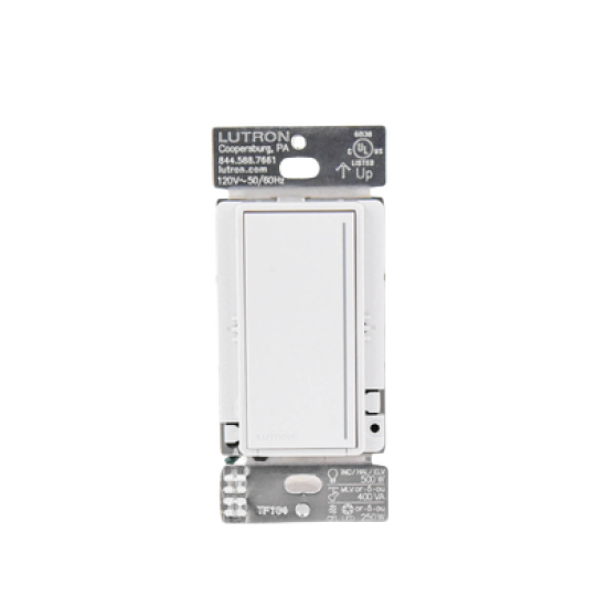 (RadioRa3) Atenuador  táctil SUNNATA Dimmer PRO color blanco para linea Radio Ra3, Requiere cable neutro 250W LED / CFL