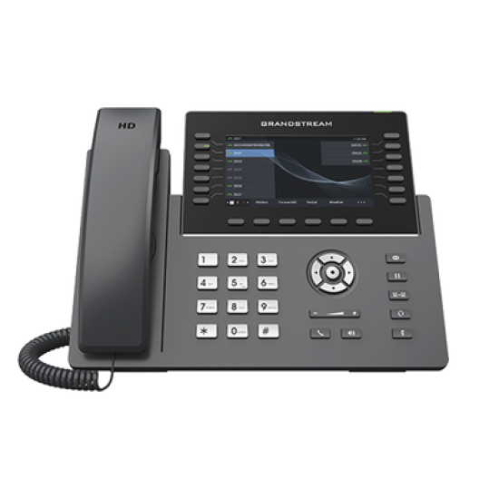 Teléfono IP Wi-Fi, Grado Operador, 14 líneas SIP con 6 cuentas, pantalla LCD  5