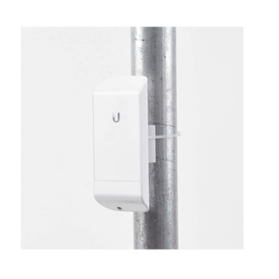NanoStation airMAX locoM2 CPE, hasta 150 Mbps, frecuencia 2 GHz (2412-2462 MHz) con antena integrada de 8 dBi