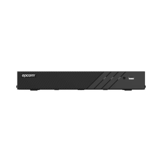 DVR 16 Canales TURBOHD + 8 Canales IP / 5 Megapixel Lite - 3K Lite / Audio Bidireccional por Coaxitron / Reconocimiento Facial / ACUSENSE (Evista falsas alarmas) / 1 Bahía de Disco Duro / Salida de Video en Full HD