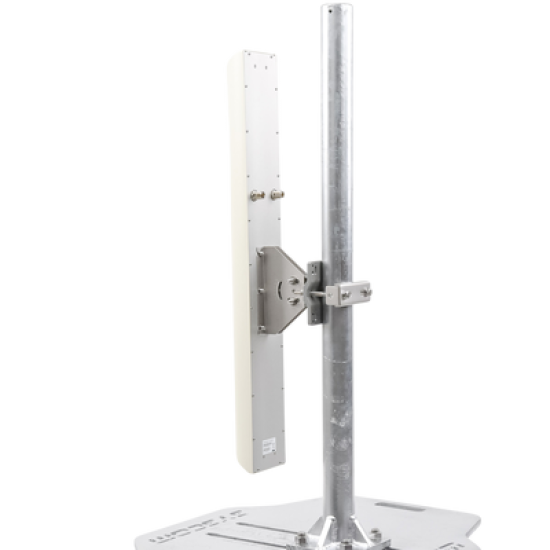Antena Sectorial de 120° en 2.4 GHz, Ganancia de 15 dBi, Polarización Dual con Slant a 45°