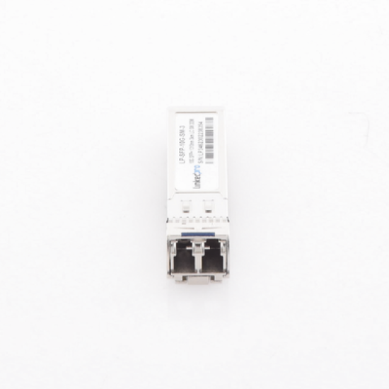Transceptor Óptico SFP+ (Mini-Gbic) / Monomodo 1310 nm / 10 Gbps / 10GBASE / Conectores LC/UPC Dúplex / DDM / Hasta 3 km 