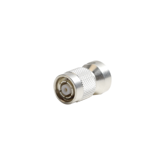 Adaptador UNIDAPT Hembra a TNC Macho Inverso. Plata / Oro / Teflón.
