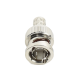 Conector BNC Macho de Anillo Plegable para Cable RG-6, Níquel/ Oro/ Teflón.