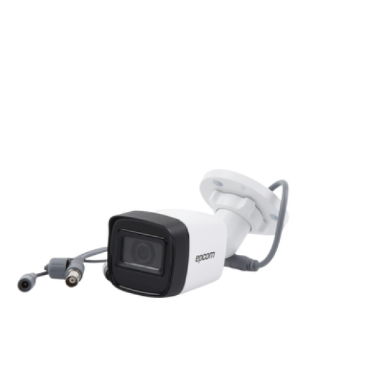 Bala TURBOHD 5 Megapixel / Lente 2.8 mm / 4 Tecnologías (TVI / AHD / CVI / CVBS) / 30 mts SMART IR EXIR / Exterior IP67 / dWDR / Metal