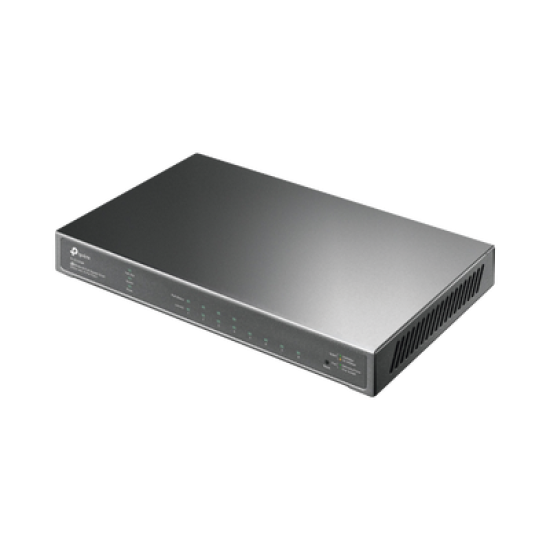 Switch PoE JetStream SDN Administrable 8 puertos 10/100/1000 Mbps, 4 puertos PoE, 62W, administración centralizada OMADA SDN 