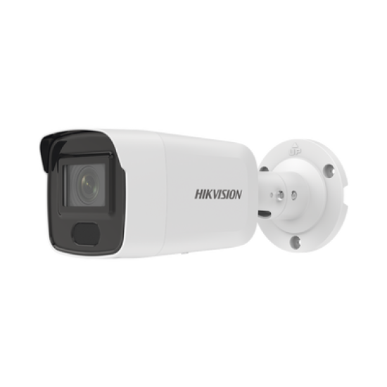 Bala IP 8 Megapixel / Lente 2.8 mm / 40 mts IR / Exterior IP67 / PoE / DARKFIGHTER / Alarmas y Audio I/O / ONVIF / Micro SD / 4 Analíticos: AcuSense, Deteccion Facial, Conteo de Personas por Cruce y Zona