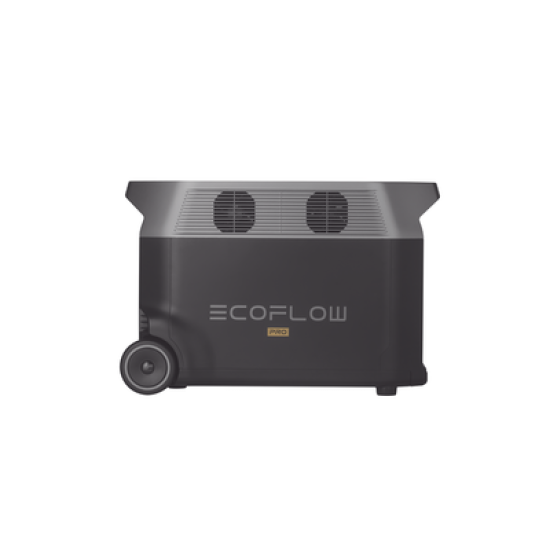 Estación de Energía Portátil DELTA PRO 3600Wh Litio LFP / 5 AC 3600W (7200W Pico) / 2 USB-C 200W / Capacidad para Aumentar Respaldo / Cargador de Coche 10A a 12.6V / Conectividad WiFi y Bluetooth (App) / Carga Solar 1600W Max.