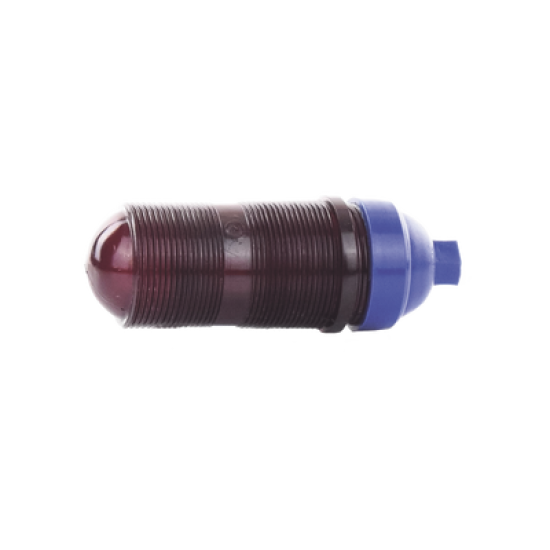 Lámpara de Obstrucción Básica con Globo Rojo de Policarbonato (Con Foco).