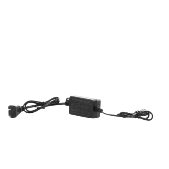 Adaptador de Pared de 12Vcc @ 1 A con cable y clavija Nema 1-15 / 0.5 metros a la toma de alimentación / 0.5 metros a la conexión del dispositivo
