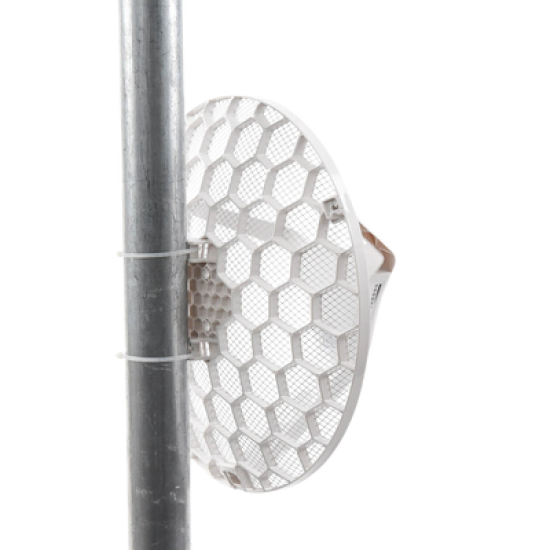 (LHG 5) Cliente y PtP en 5 GHz 802.11 a/n, Antena Integrada de 24.5dBi, Hasta 316mW de Potencia.