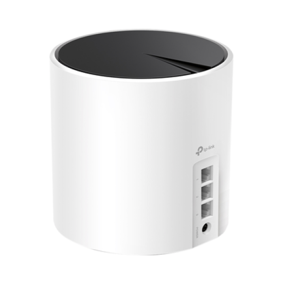 Router Inalámbrico MESH Interior para Hogar / Doble Banda Wi-Fi 6 AX3000 Mbps / 3 Puerto Gigabit WAN/LAN / 2 Antenas Internas / Administración Mediante la App Deco (iOS, Android) / Protección HomeShield