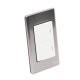 Apagador Doble de 10 A/ 127 V CA ~ 60 Hz /  Placa de Acero.
