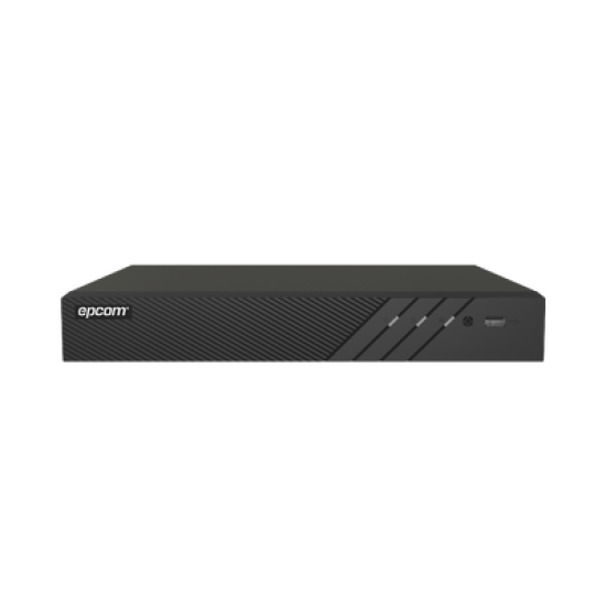 DVR 8 Canales TURBOHD + 8 Canales IP / 8 Megapixel (4K) / Audio Bidireccional por Coaxitron / ACUSENSE / Reconocimiento Facial / 1 Bahía de Disco Duro / Salida de Video en 4K / H.265+