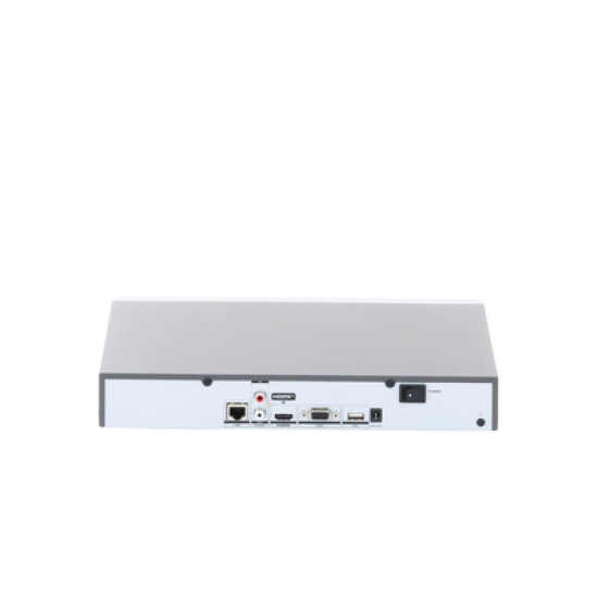 NVR 12 Megapixel (4K) / 16 canales IP / AcuSense (Evita Falsas Alarmas) / Reconocimiento Facial / 1 Bahía de Disco Duro  / HDMI en 4K / Sin Puertos PoE+