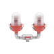 Lámpara de Obstrucción Roja Certificada/ Luz Fija Tipo L-810 Doble LED/ 120 - 240 Vca/ Luz Infraroja