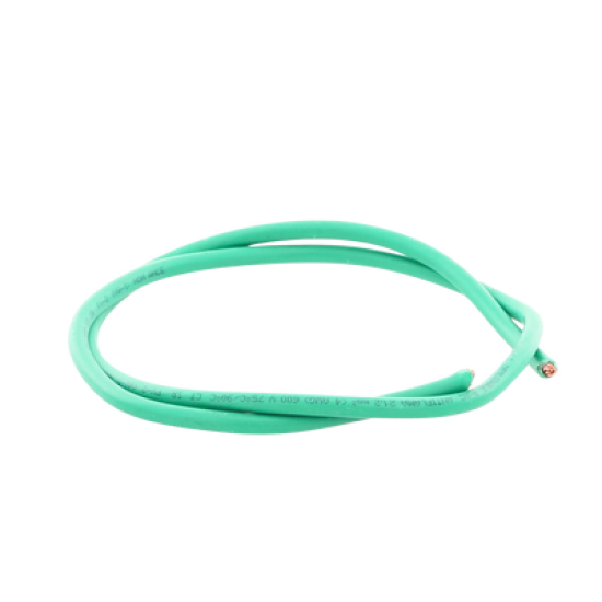 (SLLU22) Cable de Cobre Recubierto THW-LS Calibre 4 AWG 19 Hilos Color Verde (Venta por Metro)