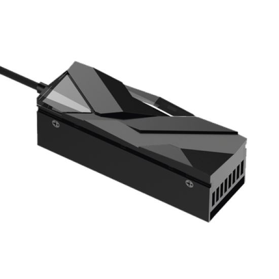 Disipador de calor Activo para SSD M.2 / Aleación de Aluminio / Fácil de Instalación / Ideal para PC de Escritorio