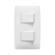 Apagador Escalera Doble de 127 V~60 Hz 10 A/ Color Blanco.