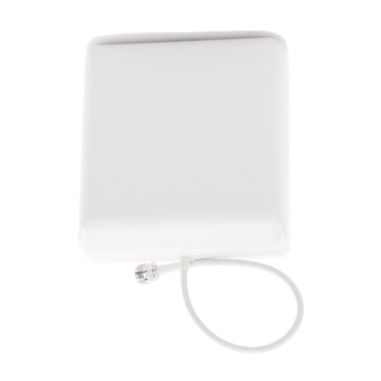 Antena direccional tipo Panel para interior/ Cubre 698-960 MHz, 1710-2700 MHz/ Ganancia 4-6 dBi, 8 dBi/ Conector N-Hembra/ Incluye montaje para pared.
