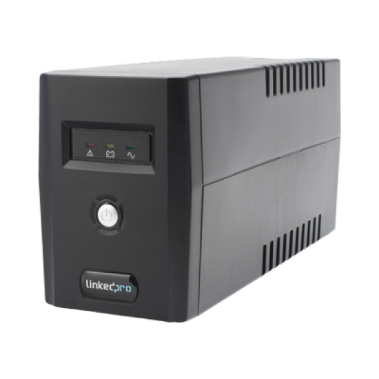 UPS 600VA/360 W Línea Interactiva / 6 Contactos 5-15R (4 Respaldadas) / Regulación de Voltaje / Protección RJ45 