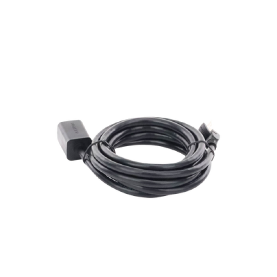 Cable de Extensión Cat6 RJ45 F/UTP / Macho a Hembra / 2m / Método de conexión 568B / Velocidad de transmisión 1000Mbps / Ancho de banda del canal 250MHz / Caja de Cobre / Negro