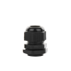 Conector Plástico Negro Tipo Glándula para Cable de 10 a 14 mm de Diámetro.