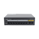 Switch PoE+ con 10 Puertos 10/100 Mbps / 110 W / Carcasa de Acero / No Administrable