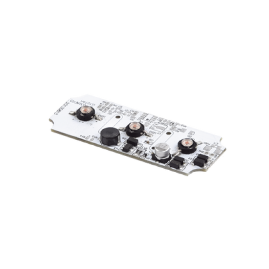 Tablilla de reemplazo con 3 LED color Ámbar para X605 