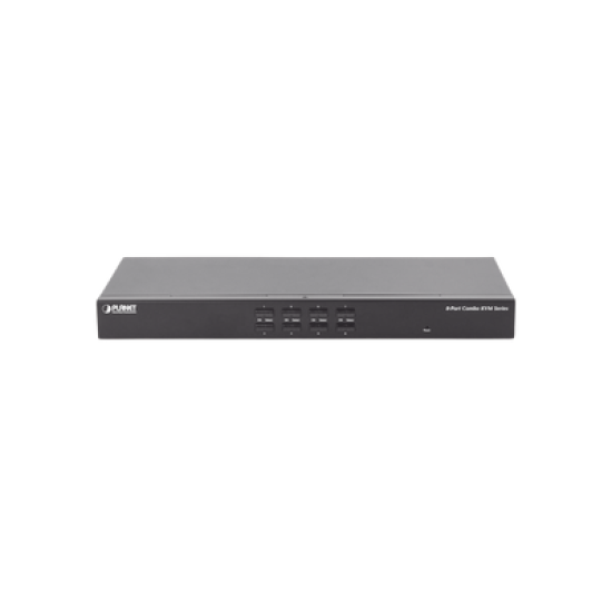 Switch Para Monitor KVM de 8 Puertos VGA, Permite el Acceso y Controla Hasta 8 Computadoras Desde Una Sola Consola (Teclado, Ratón y Monitor).