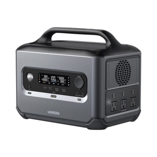  Estación de Energía Portátil 1200W (1024Wh) / 6 AC 1200 W / 2 USB-C 100W / 2 USB-A 22.5 W / 1 Toma de Encendedor / 2 Salidas CC5521 / Compatibilidad: BMS/WIFI/Bluetooth/APP / 10 años de Vida Util.