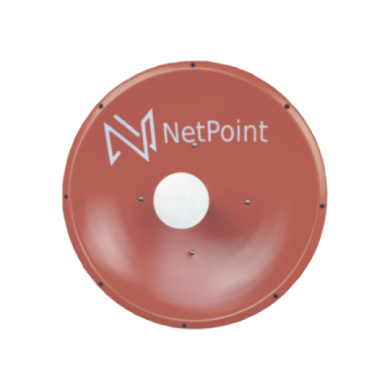 Antena altamente Direccional / 4 ft / 4.9-6.4 GHz / Diseñada para ambientes salinos / Ganancia 37 dBi / SLANT de 45 ° y 90 ° / Incluye radomo, jumper y montaje de acero inoxidable. 