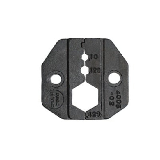 Mordaza para Plegar Conectores de Anillo en RG-8/U, RG-213/U, RG-214/U, 9913 y CNT-400 en tamaños 0.100 Mordaza para Plegar Conectores de Anillo en RG-8/U, RG-213/U, RG-214/U, 9913 y CNT-400 en tamaños 0.100