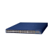 Switch Administrable Stacking Capa 3, 48 Puertos PoE Gigabit 802.3at, 6 Puertos SFP de 10 G, Incluye Fuente Redundante de 55 V cc