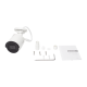 Bala IP 4 Megapixel / Lente 2.8 mm / 40 mts IR EXIR / Exterior IP67 / WDR 120 dB / PoE / Micrófono Integrado / ACUSENSE (Evita Falsas Alarmas) / Metal  / MicroSD / ONVIF / ACUSEARCH