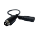 Adaptador Universal DC Hembra a Minidin 4 Pines Macho / Recomendado para DVR´s epcom / HIKVISION